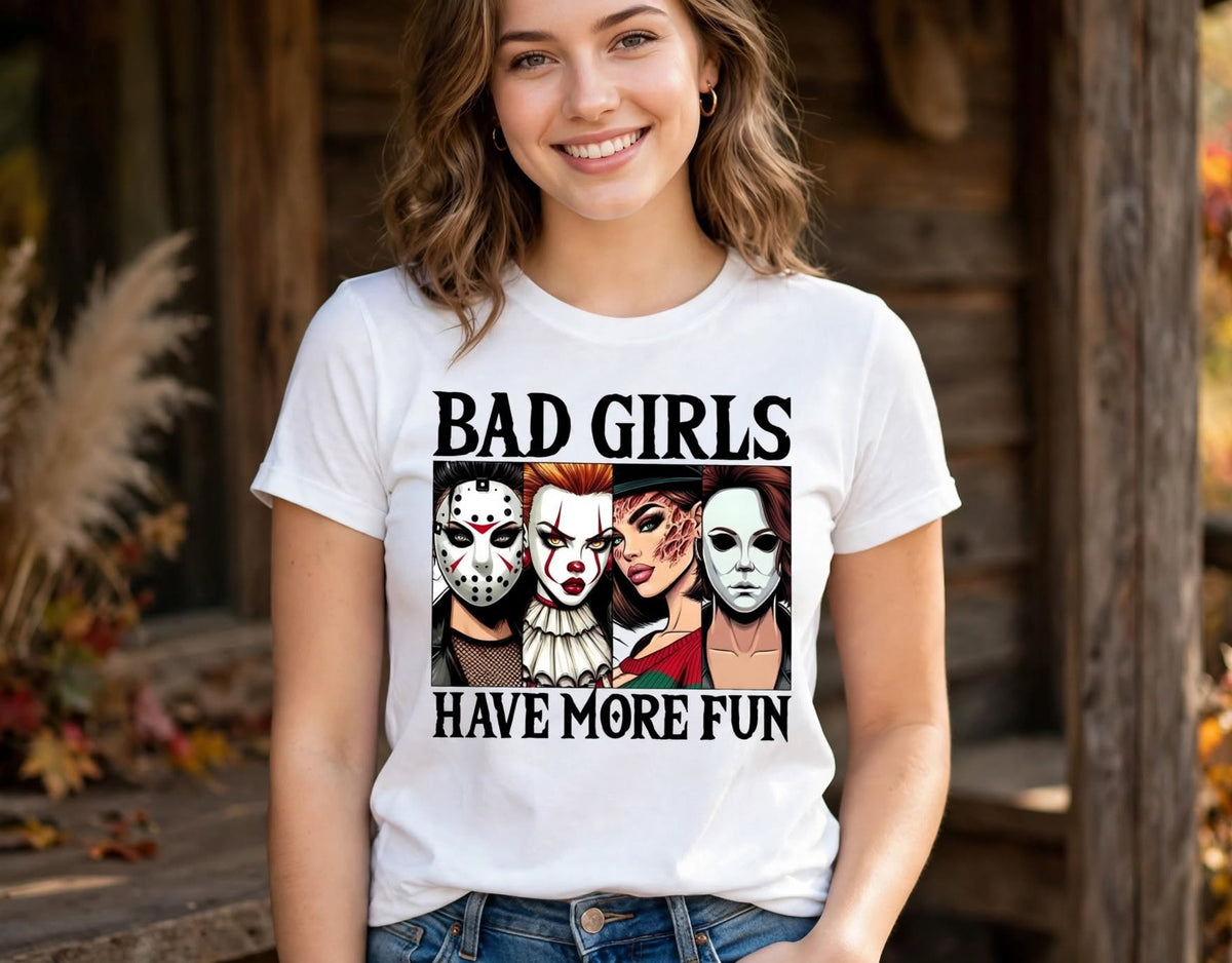 Bad Girls Halloween Tshirt