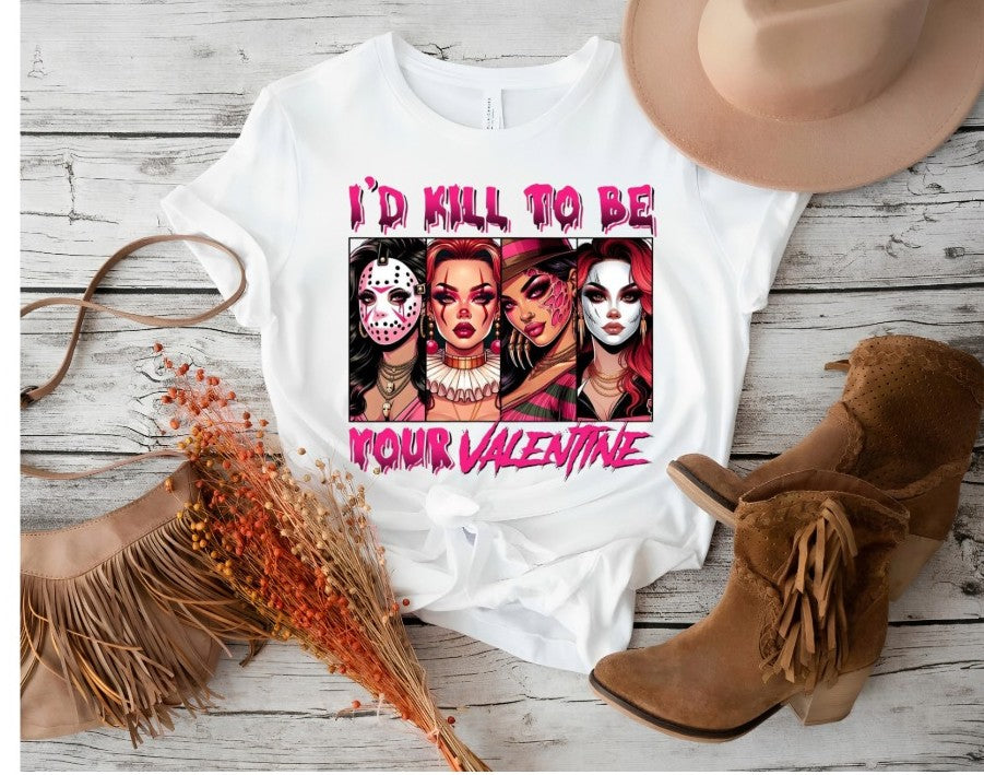 Valentine Halloween Tshirt